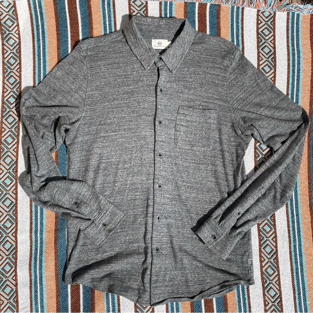 AG Adriano Goldschmied Casual Burton Down Shirt - L
